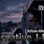 Alternative J-POP, Lo-Fi J-POP, emotional jpop artwork, Noctia Echoes After the Wind cover, winter jpop visual, AI music japan pop art, kotetsu co ltd