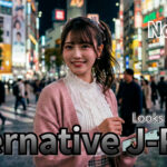 Alternative J-POP, Lo-Fi J-POP, emotional jpop artwork, Noctia Looks First World cover, winter jpop visual, AI music japan pop art, kotetsu co ltd