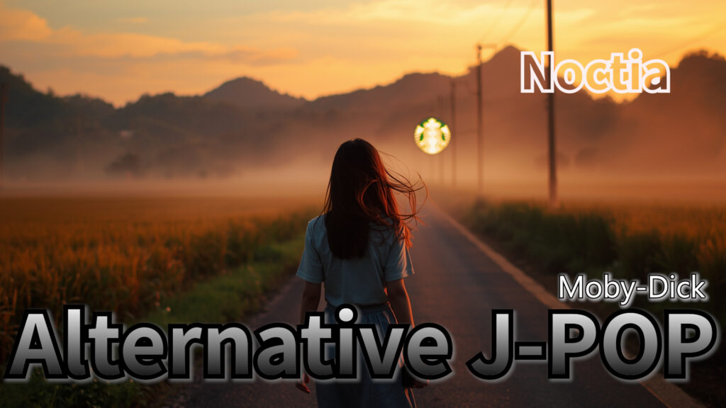 Alternative J-POP, Lo-Fi J-POP, emotional jpop artwork, Noctia Moby-Dick cover, winter jpop visual, AI music japan pop art, kotetsu co ltd
